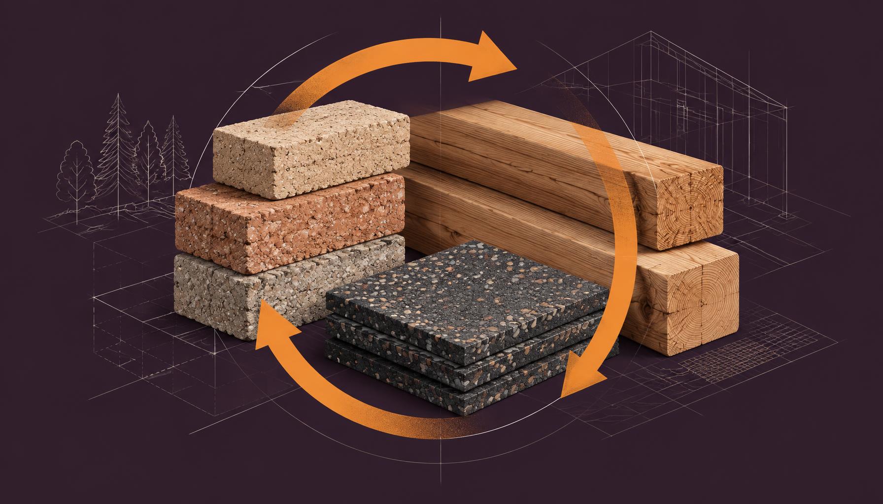 Cidades sustentáveis – o ciclo de vida dos materiais, meios renováveis