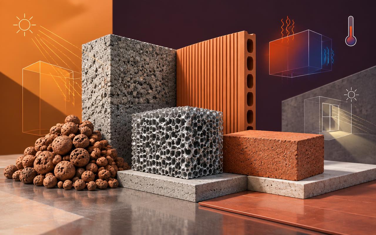 Novos materiais usados na construção com bom desempenho térmico e lumínico