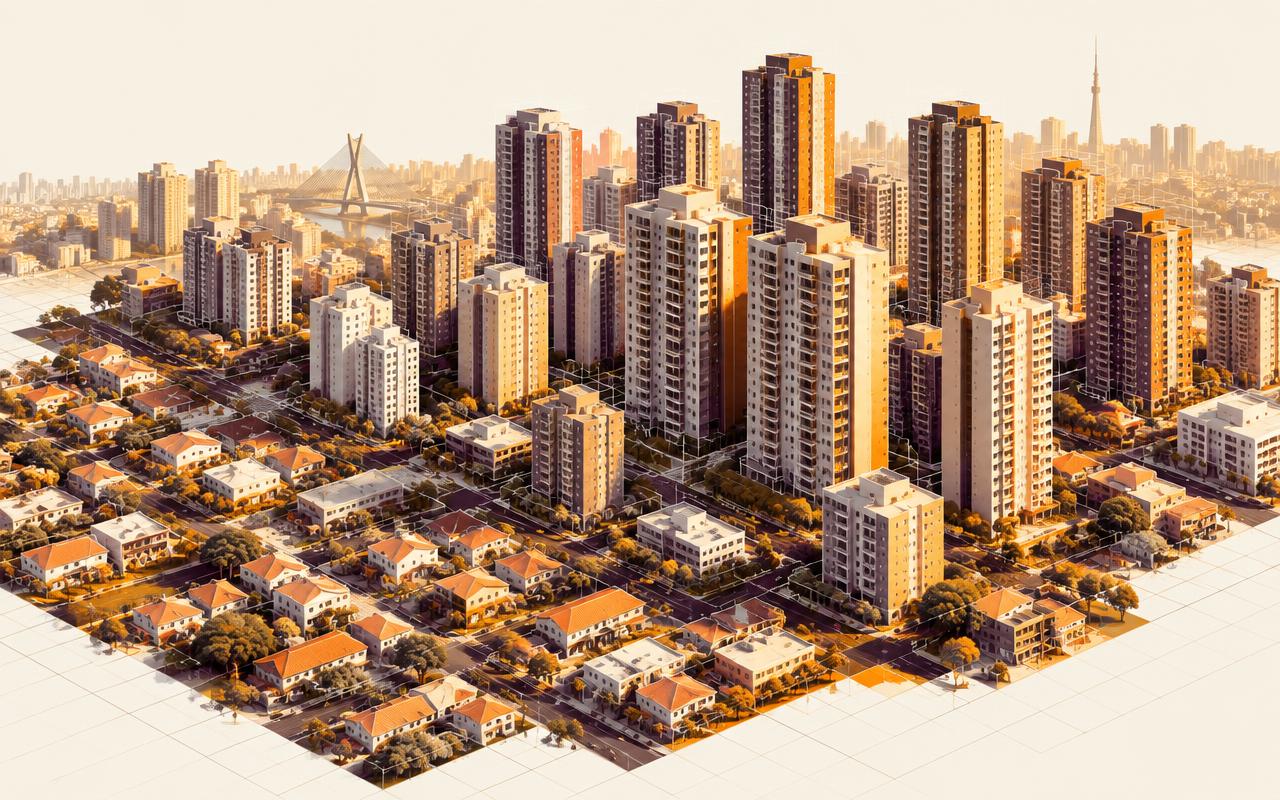 Pela primeira vez, São Paulo tem mais prédios do que casas construídas